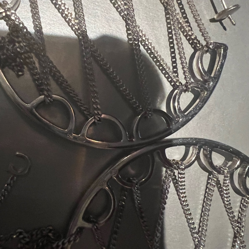 🥰🍡Dior platinum 925 signed limited edition earrings.. - Picture 7 of 9